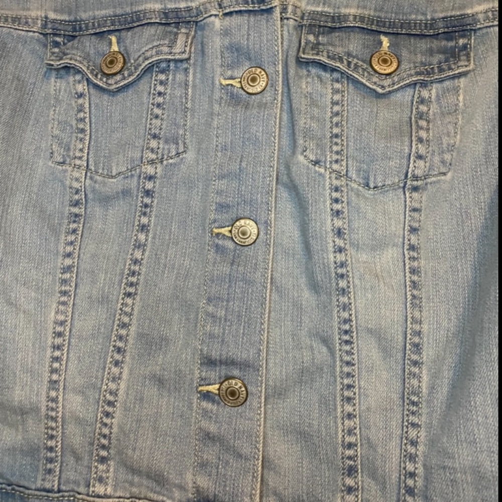 Cropped Denim Jacket - image 2